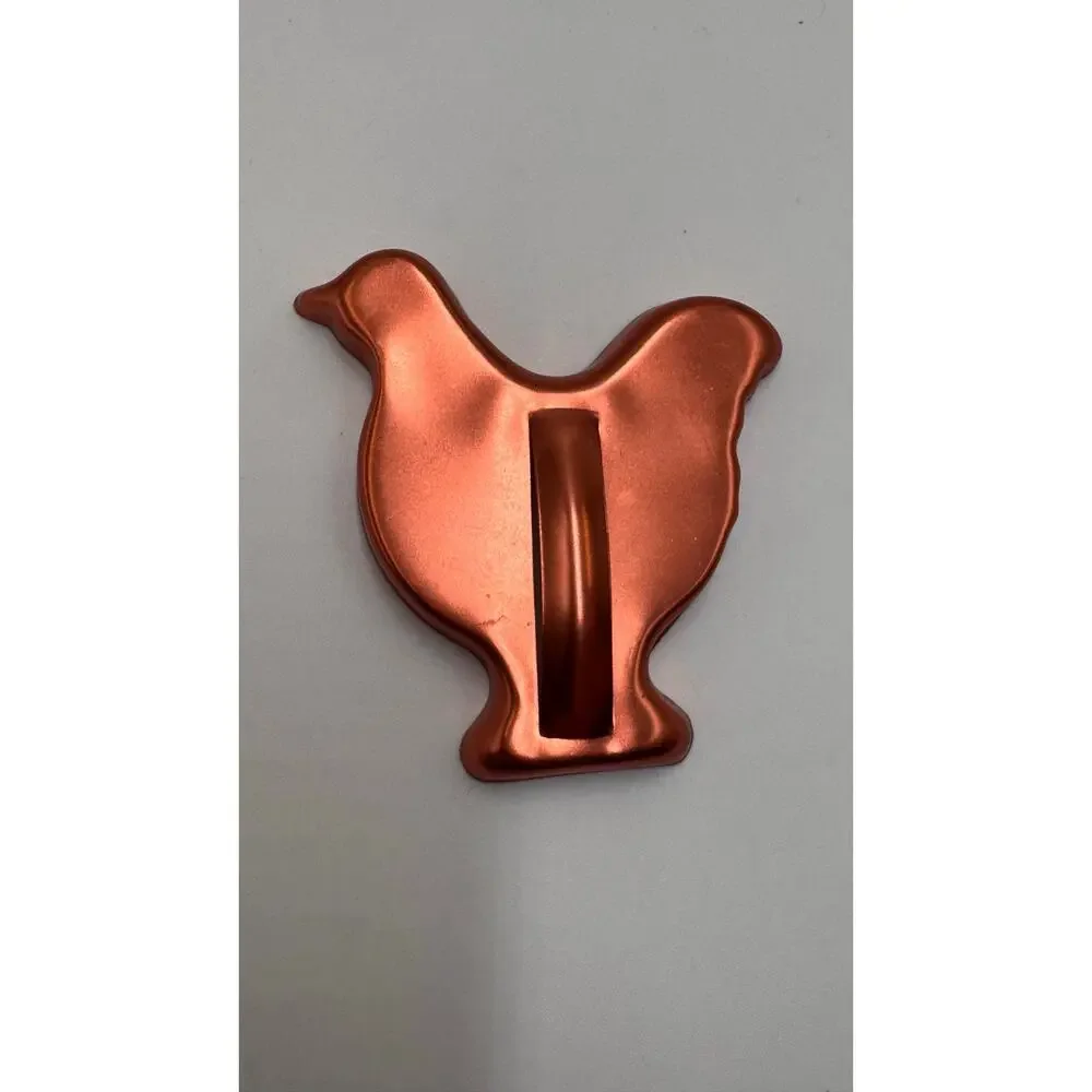 Copper Cookie Cutter Set Farm Animal Shapes Baking Kitchen
